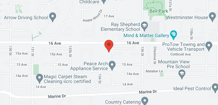 map of 1559 134A STREET